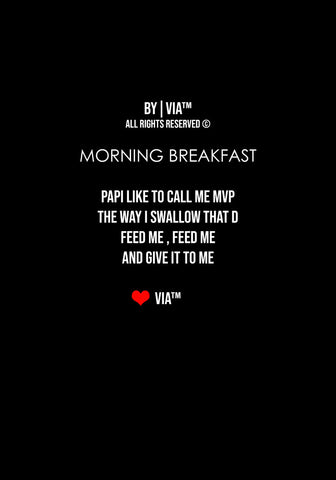 MORNING BREAKFAST