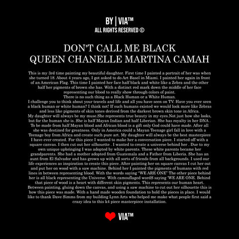 Queen Chanelle Martina "Don't Call Me Black"