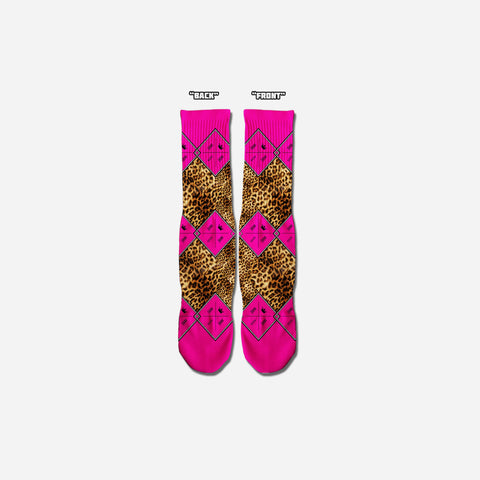 M.O.M. Leopard Diamond Socks