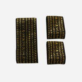 Black & Gold Anklet and Choker