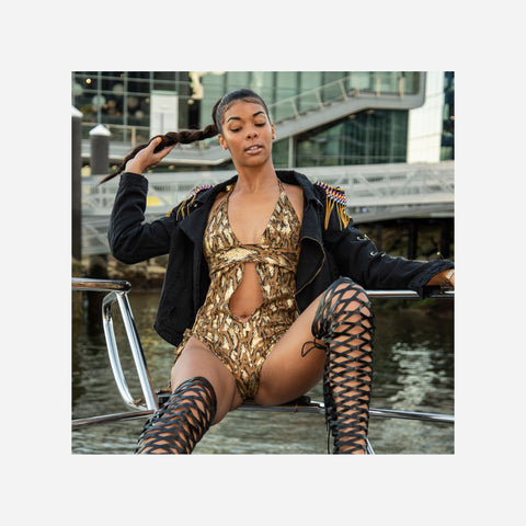 Black Punk Rock Queen Jacket